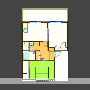 ハイム武【103号室】の間取り
