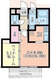 LILAC【502号室】の間取り