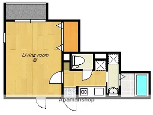 ルノン西田【505号室】の間取り