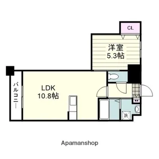 サムティ鹿児島駅前ベイサイドⅡ【202号室】の間取り