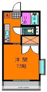 鴨池富山ビル【502号室】の間取り