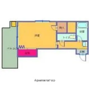 F・アネックス【305号室】の間取り