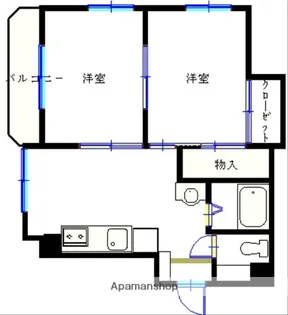 ファミールM【401号室】の間取り