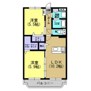 PARASIA(パラシア)【302号室】の間取り