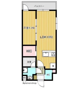 T・K BLD【401号室】の間取り
