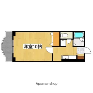 ポートアカデミア【302号室】の間取り