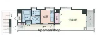 ハイツ白楽【4階】の間取り
