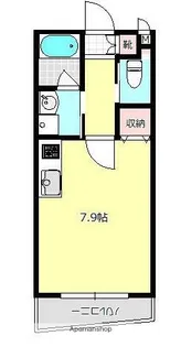 イリスパイラブライト武之橋アイル【302号室】の間取り
