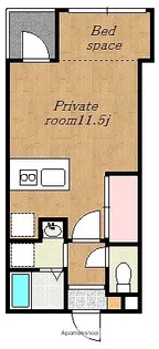 アークレジデンス武【5階】の間取り