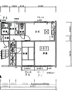 ツミリア西陵【1階】の間取り