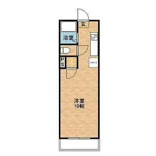 パークサイド紫原【102号室】の間取り