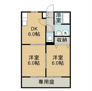 セジュール錦原【A103号室】の間取り