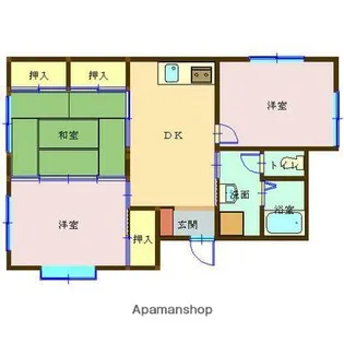 メゾン富永【301号室】の間取り