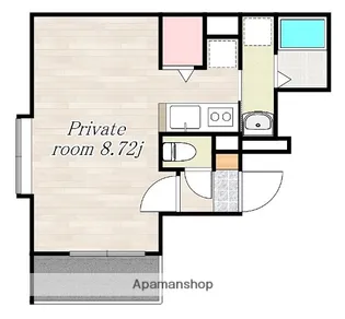 MARGARET H【4階】の間取り