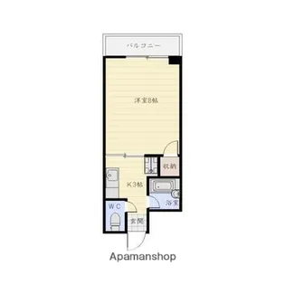 リバーウォーク草牟田【7階】の間取り