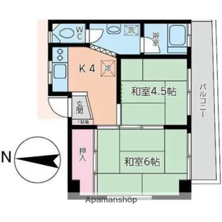 藤井ハイツ【301号室】の間取り