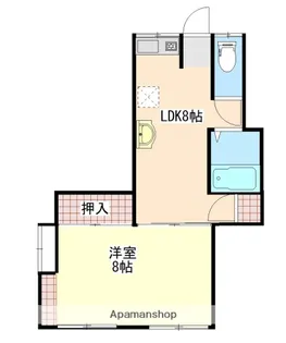 上村マンション【101号室】の間取り