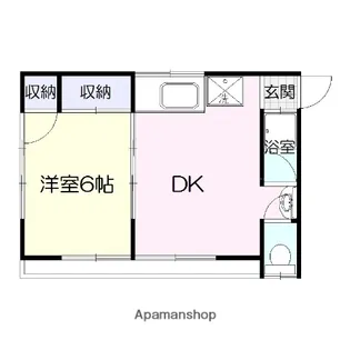 倉山アパート【2階】の間取り