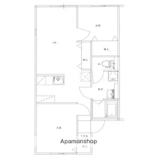 サンハイツ紫原【1階】の間取り