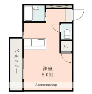 サンパティーク下荒田【1階】の間取り