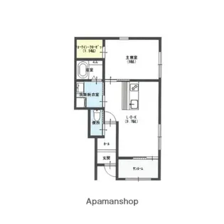 M&Nガレージハウス【1階】の間取り