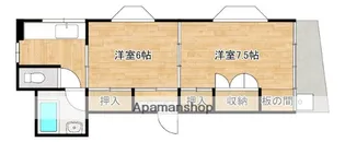 プランドール【2階】の間取り