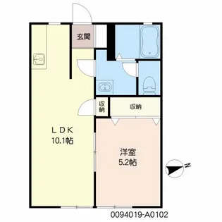 アグリT&O【1階】の間取り