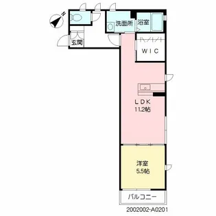 K-ブルーノⅢ【2階】の間取り