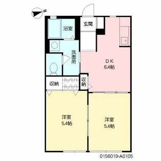 ウェストテイルショウ【1階】の間取り