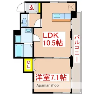 K.Mビル【4階】の間取り