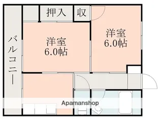 さえきビル【4階】の間取り