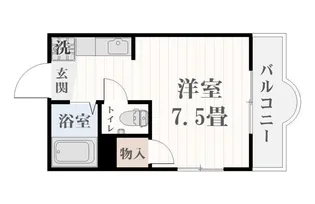 パステルイン下荒田【305号室】の間取り