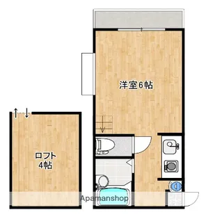 REEGO紫原【2階】の間取り