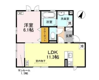 シャンスT【2階】の間取り