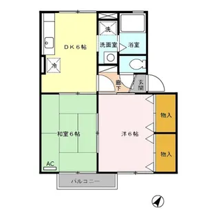 セジュールシーグラス【2階】の間取り