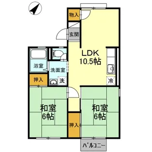 パークハウス【2階】の間取り