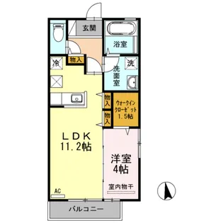 グランディール【2階】の間取り