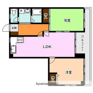 フォレスタビル【4階】の間取り