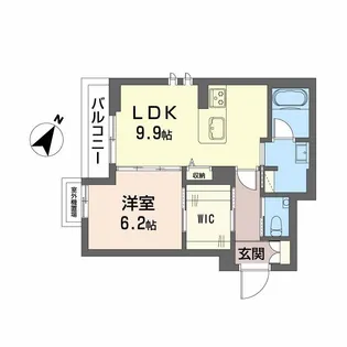 鹿児島県鹿児島市長田町【マンション】の間取り