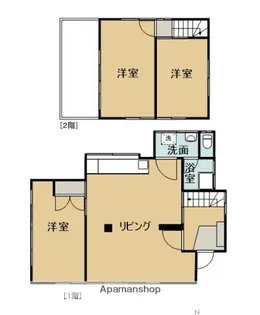 鹿児島県鹿児島市玉里団地1丁目【一戸建】の間取り