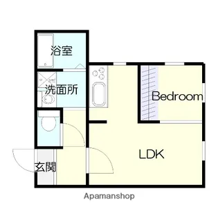 稲荷ノアレジデンス【2階】の間取り