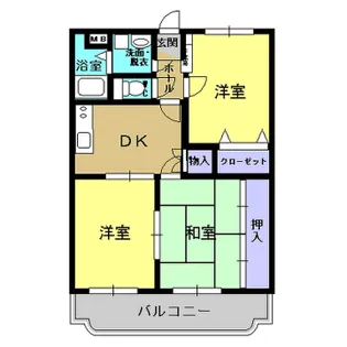 ローズハイツ【2階】の間取り