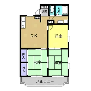 エクセル川元【203号室】の間取り