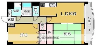プラセル藤川【202号室】の間取り