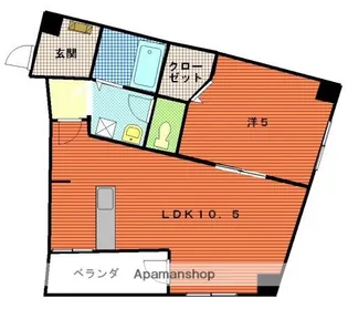 サンスマイル【7階】の間取り