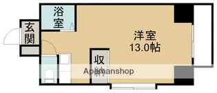 オークビラ上之園【204号室】の間取り
