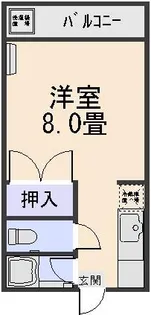 桜ハイツTAKE【2階】の間取り