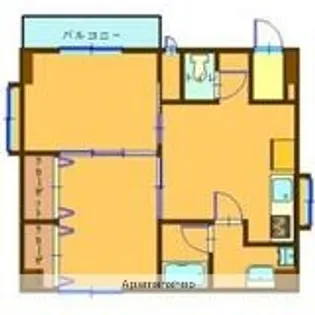 オレンジコーポ【4階】の間取り