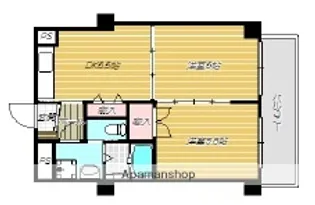 ハーバービュー南洲公園【1階】の間取り