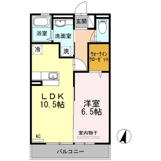 PENNY LANE B棟【2階】の間取り